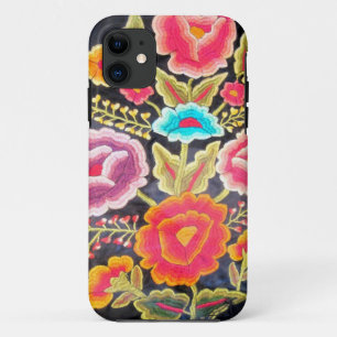 Capa Para iPhone 11 Design mexicano do bordado