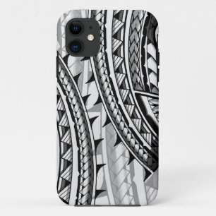 Capa Para iPhone 11 Design/tatuagem tribais polinésios tradicionais