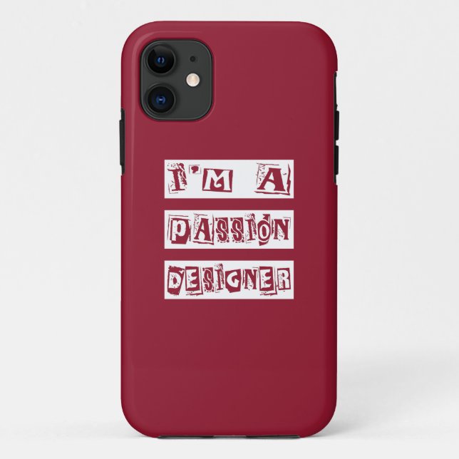 Capa Para iPhone 11 Designer de Paixão (Verso)