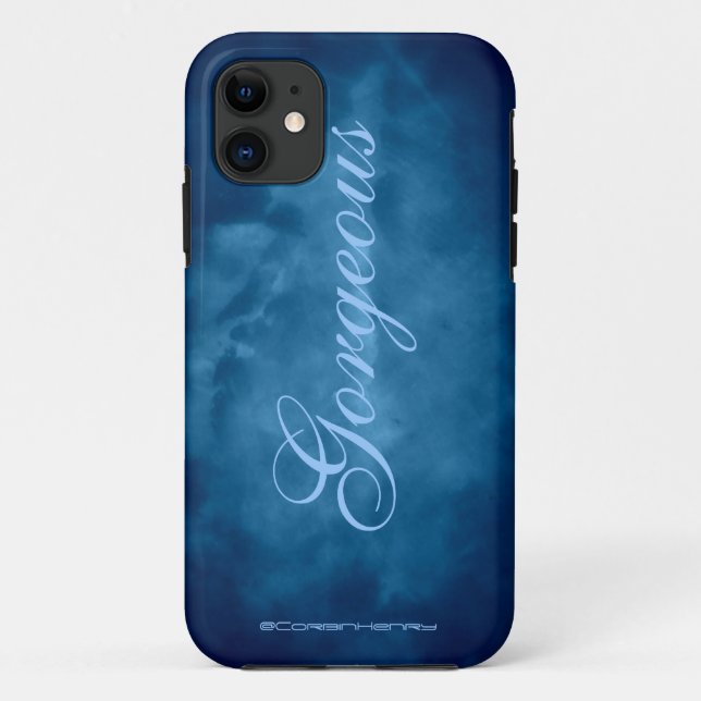 Capa Para iPhone 11 Deslumbrante Céu Azul (Verso)