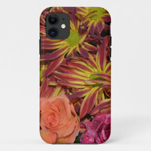 Capa Para iPhone 11 Destino colorido das mães dos arranjos de flor