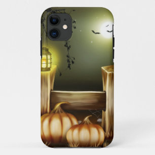 Capa Para iPhone 11 Destino da noite da lua das abóboras da queda do