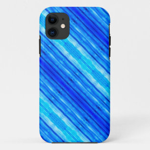 Capa Para iPhone 11 Devaneios em aquarela azul profundo