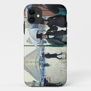 Capa Para iPhone 11 Dia chuvoso da rua de Gustave Caillebotte Paris
