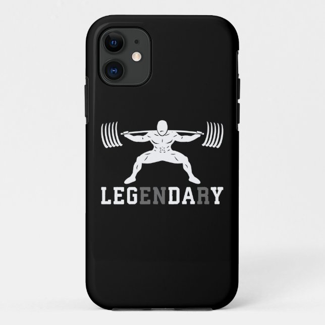 Capa Para iPhone 11 Dia da Perna - Legendário - Quadrado - Inspiração  (Verso)