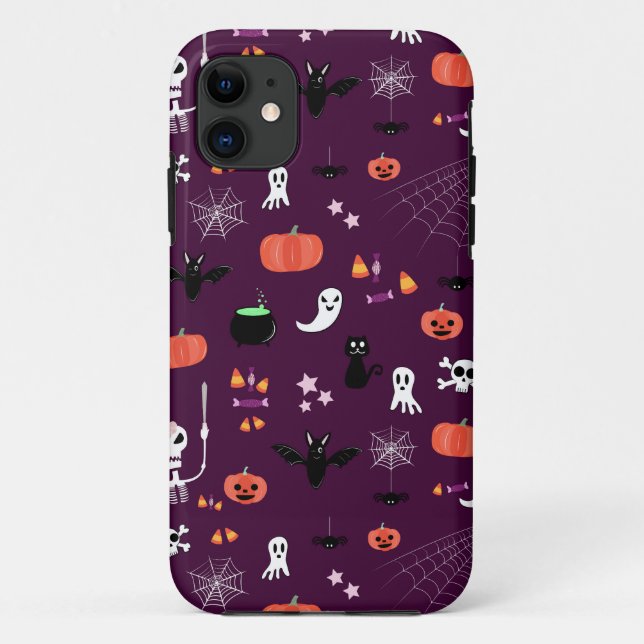 Capa Para iPhone 11 Dia das Bruxas (Verso)