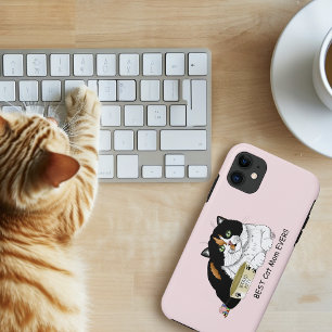 Capa Para iPhone 11 Dia de as mães Calico Cat