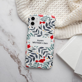 Capa Para iPhone 11 Dia de as mães de Jardim de Aquarela Magnética