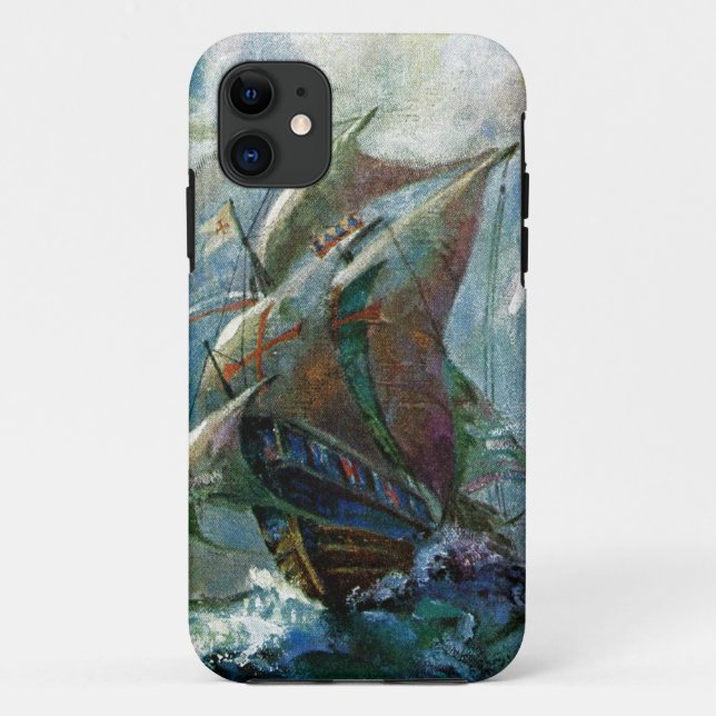Capa Para iPhone 11 Dia de Colombo (Verso)