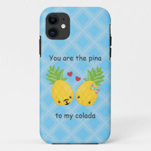 Capa Para iPhone 11 Dia de os namorados de desenho animado fofo de aba