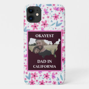 Capa Para iPhone 11 Dia de os pais de pai Okayest nos EUA personalizad