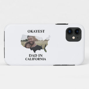 Capa Para iPhone 11 Dia de os pais de pai Okayest nos EUA personalizad