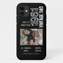 Capa Para iPhone 11 Dia de os pais Vintage Pai Personalizar Caso de An