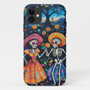 Capa Para iPhone 11 Dia do design colorido morto