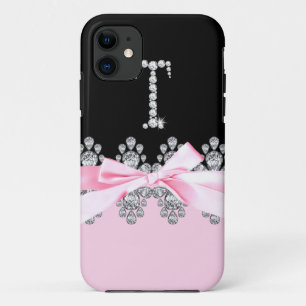 Capa Para iPhone 11 Diamante Delilah: T inicial