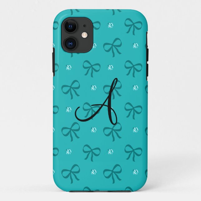 Capa Para iPhone 11 Diamantes e arcos monográficos (Verso)