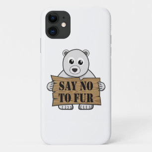 Capa Para iPhone 11 Diga "não" à fur