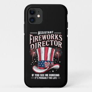 Capa Para iPhone 11 Diretor Assistente de Fogos de Artifício EUA 4 de