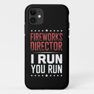 Capa Para iPhone 11 Diretor de Fogos de Artifício Eu Corro Você Corre
