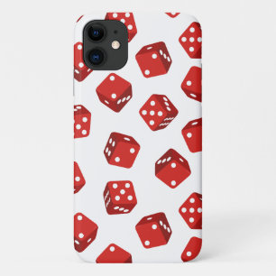 Capa Para iPhone 11 Disco Vermelho do Jogador de Craps