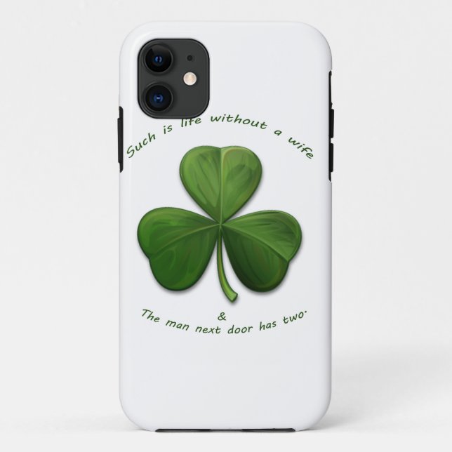 Capa Para iPhone 11 Ditos Irlandeses Antigos (Verso)