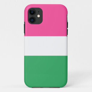 Capa Para iPhone 11 Diversão Chic Watermelon Verde Cor-de-Rosa