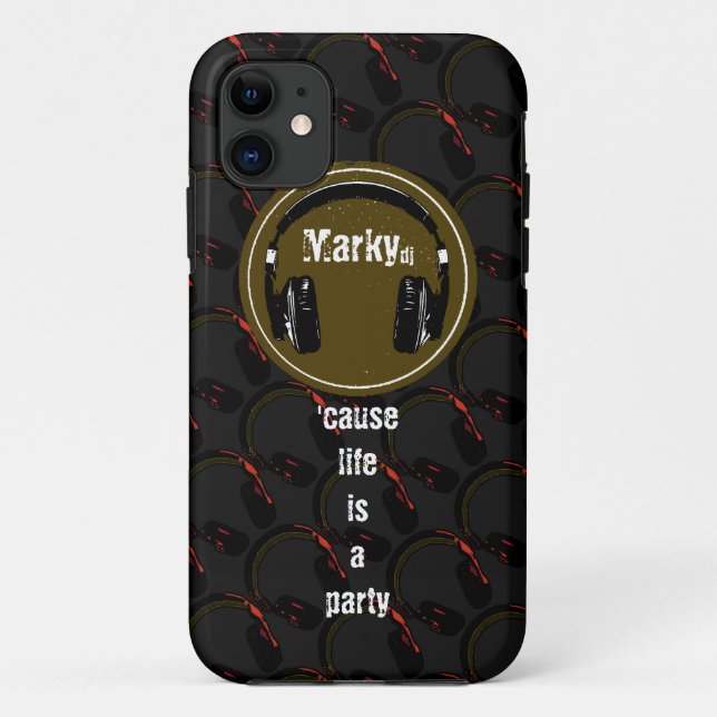 Capa Para iPhone 11 dj personalizado (Verso)