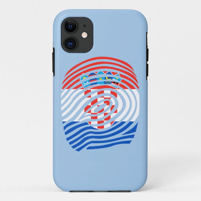 Capa Para iPhone 11 DNA da Croácia (Verso)