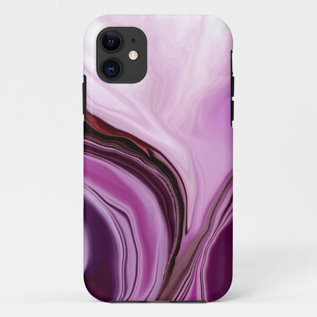 Capa Para iPhone 11 Do "caso abstrato de IPhone 5 Foxglove" (Verso)