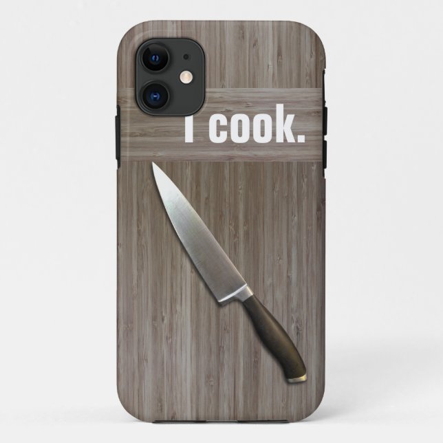 Capa Para iPhone 11 do "CASO de iPhone5 do bambu falso" MAL LÁ (Verso)