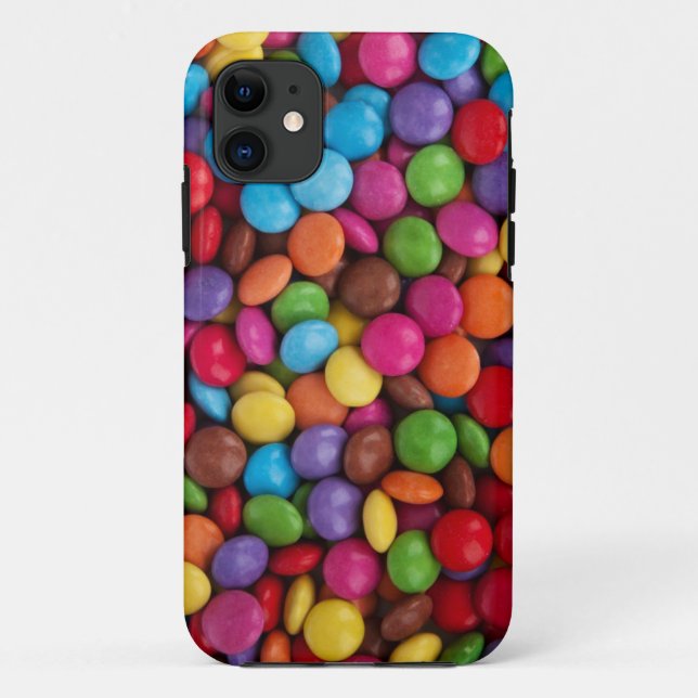 Capa Para iPhone 11 Doce de Chocolate Colorido (Verso)