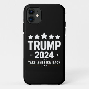 Capa Para iPhone 11 Donald Trump 2024 De Volta à América Eleição 