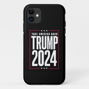 Capa Para iPhone 11 Donald Trump 2024 Devolva a América Eleição