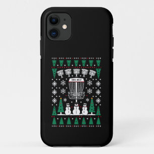 Capa Para iPhone 11 Dons do Pajama do Suéter de Natal Feio do Disk Gol