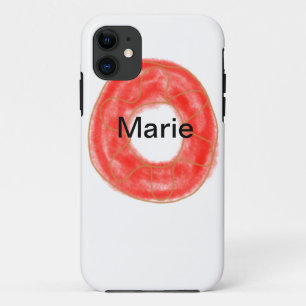 Capa Para iPhone 11 Donuts coloridos simples adicionar nome minimal pe