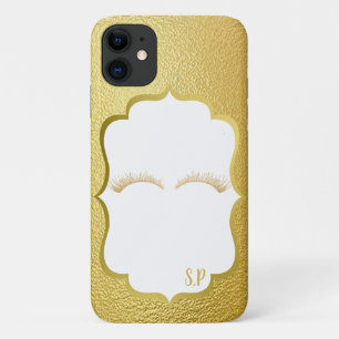 Capa Para iPhone 11 Dourada trendy, belas lascas