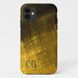 Capa Para iPhone 11 dourado e magro preto