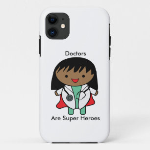 Capa Para iPhone 11 Doutor Afro-Americana Mulher Personaliza