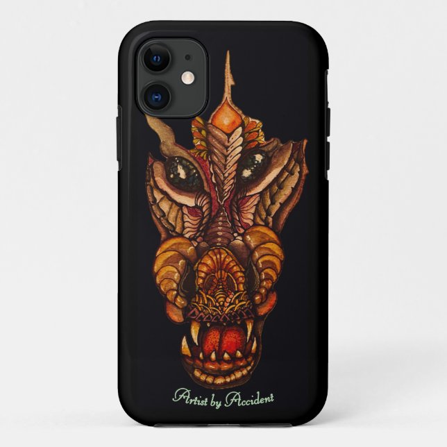 Capa Para iPhone 11 Dragão (Verso)