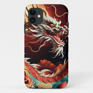 Capa Para iPhone 11 Dragão de Ano Novo chinês 2024 iPC03