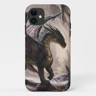 Capa Para iPhone 11 Dragão Na Caverna