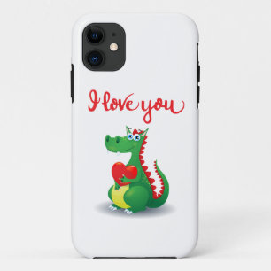 Capa Para iPhone 11 Dragão no Amor