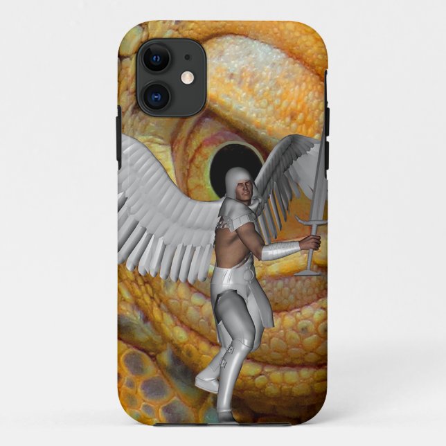 Capa Para iPhone 11 Dragon Guardian (Verso)