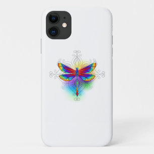 Capa Para iPhone 11 Dragonfly Poligonal