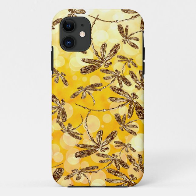 Capa Para iPhone 11 Dragonfly Sunshine (Verso)