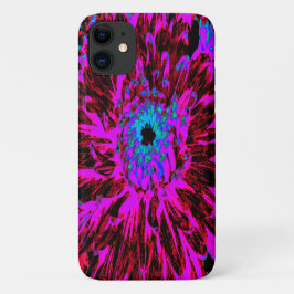 Capa Para iPhone 11 Dramson Red, Purple e Black Dahlia