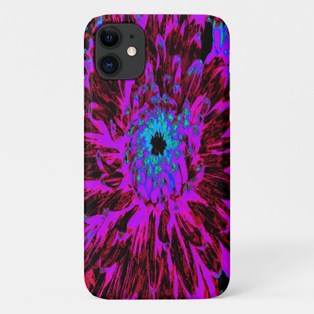 Capa Para iPhone 11 Dramson Red, Purple e Black Dahlia (Verso)