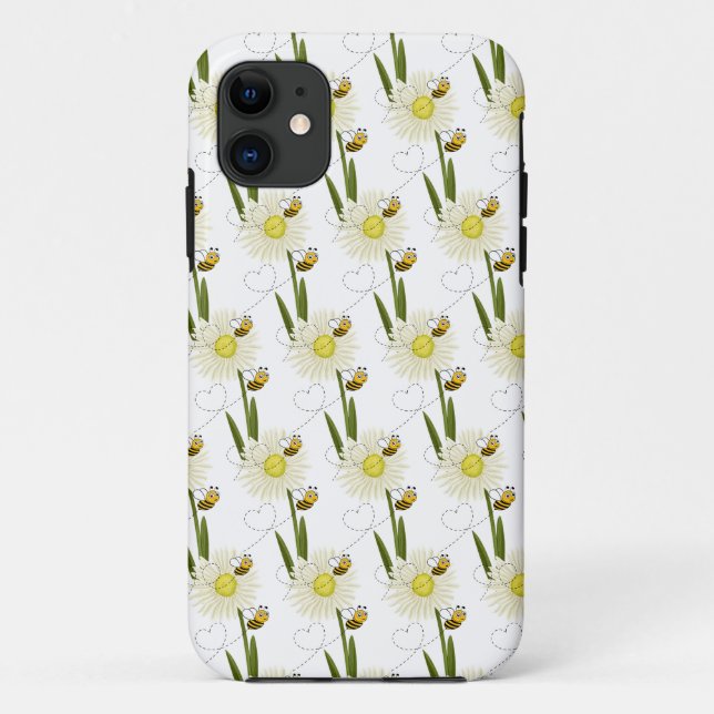 Capa Para iPhone 11 Duas abelhas pequenas e bonitas (Verso)