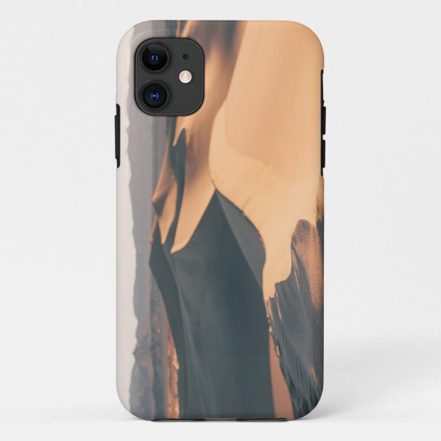 Capa Para iPhone 11 Dunas de areia do Mesquite no Vale da Morte (Verso)