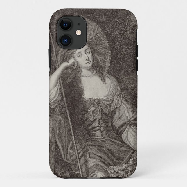 Capa Para iPhone 11 Duquesa de Barbara de Cleaveland (1641-1709) como (Verso)